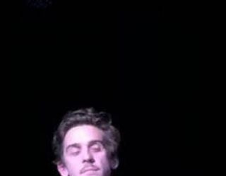 Fra Oskar Braaten forestilling på Det Norske teatret. Gaute Boris Sjegstad og Unn Vibeke Hol.